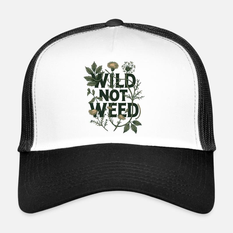 Wild Not Weed - Botanical Foraging Nature Art Trucker Cap