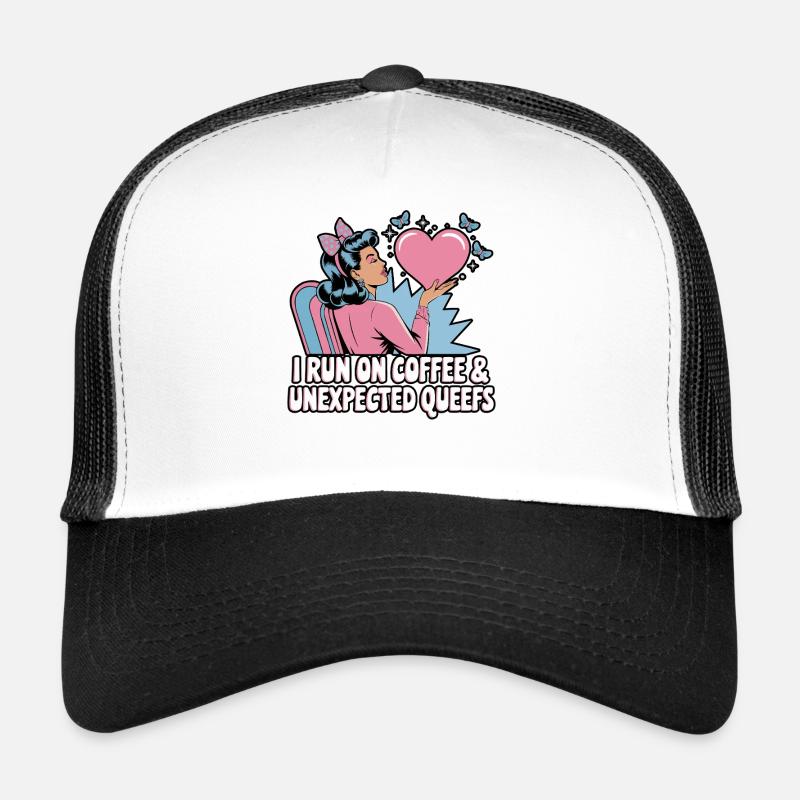 Queef Queen Queefed Humour adulte Queefing Casquette trucker 