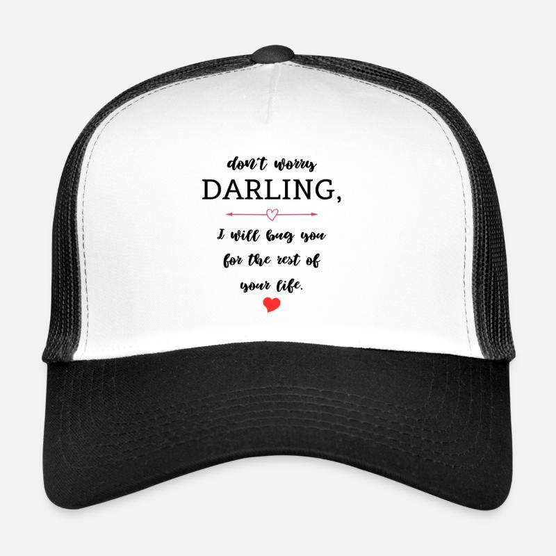 Drôle de mariage disant mariage design Casquette trucker 