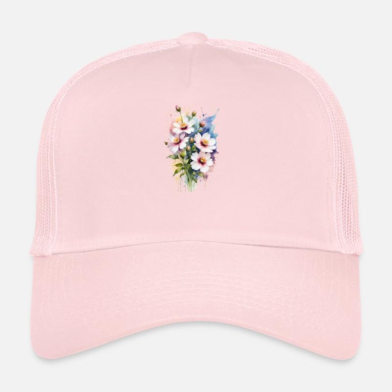 Aquarelle Cosmos Delight Casquette trucker 