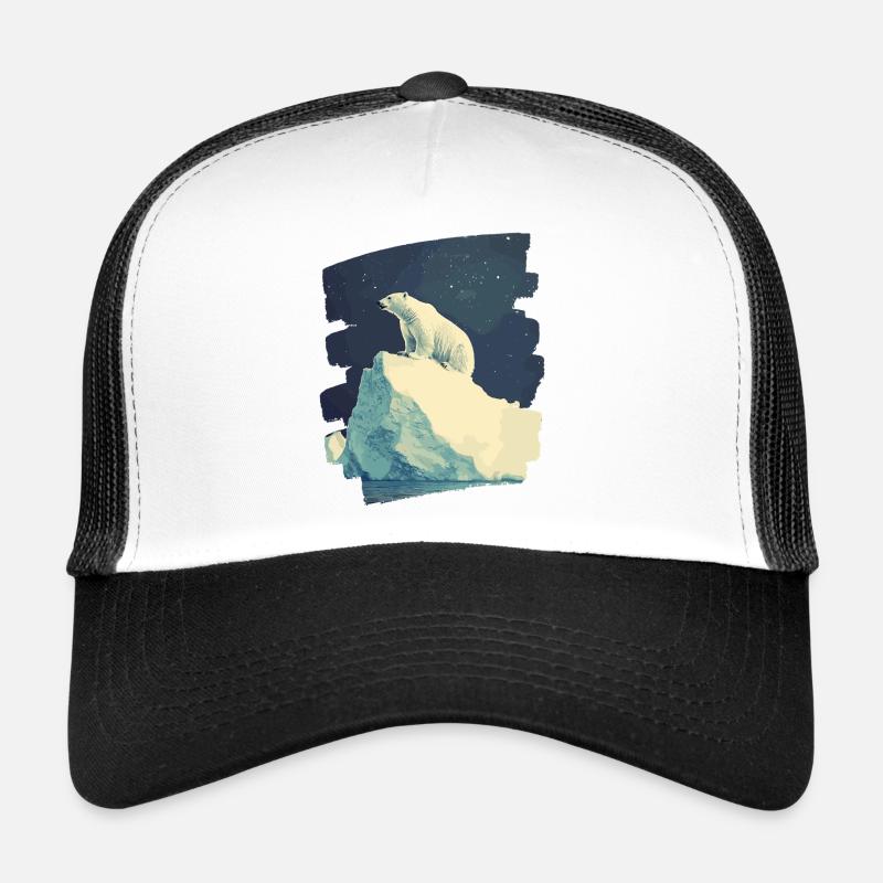 Eisbär - Trucker Cap - Weiß/Schwarz