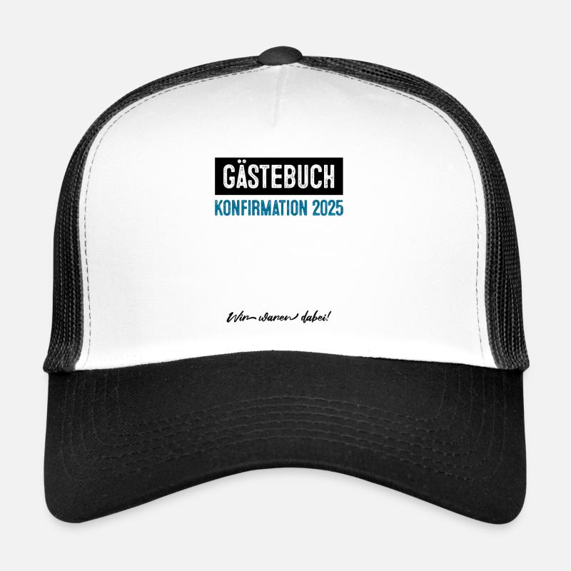 Gästebuch Konfirmation 2025 Trucker Cap