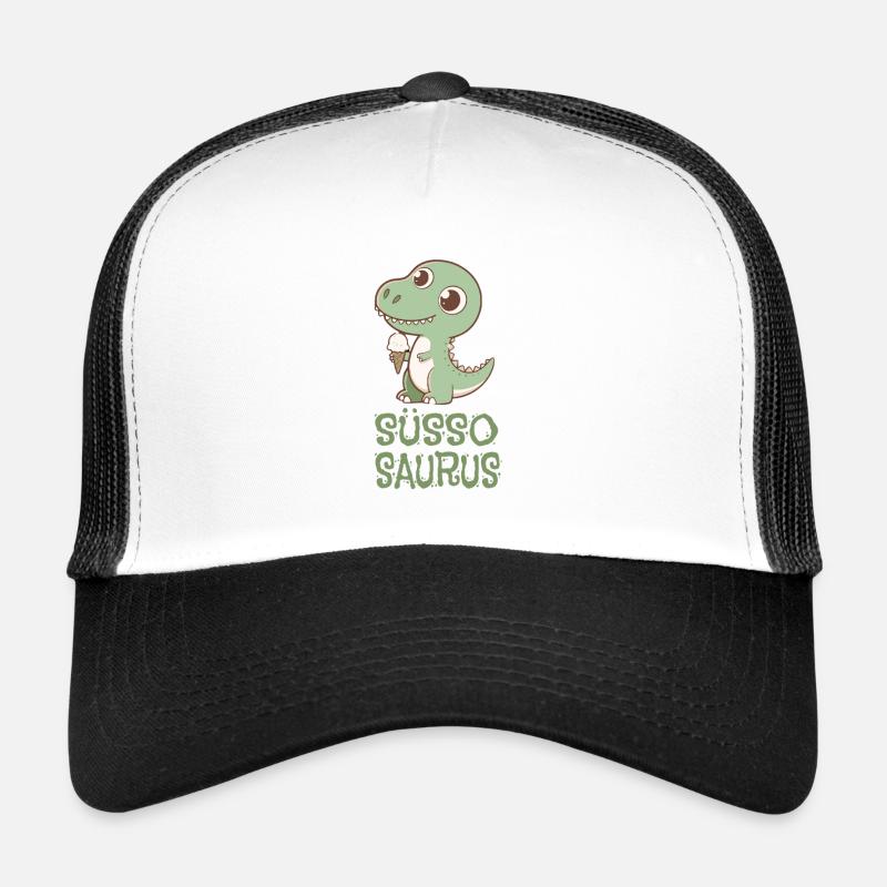 Süssosaurus Dino liebt Eiscreme und Süßigkeiten Trucker Cap