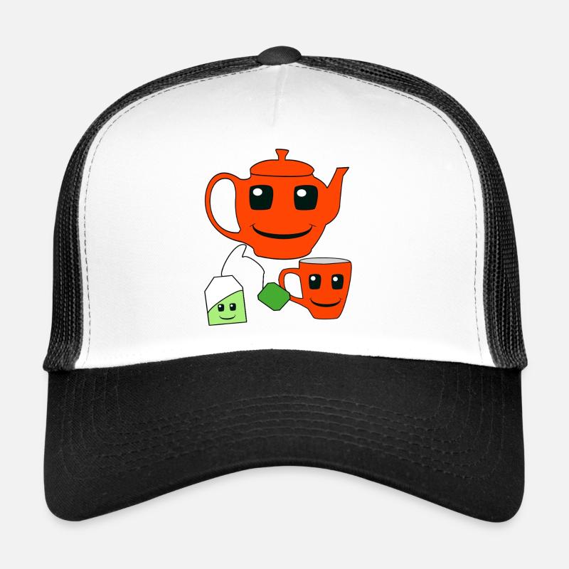 Teekanne Tee Tasse Teebeutel Trucker Cap