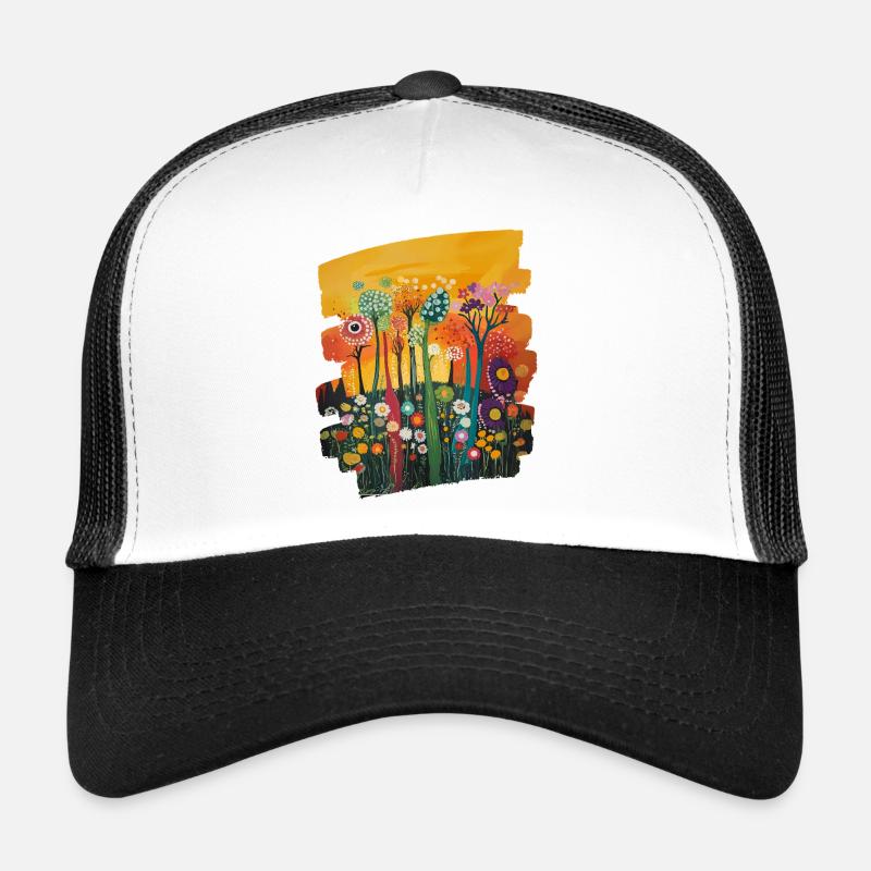 Printemps Printemps Début Fleur Fleurs Casquette trucker 