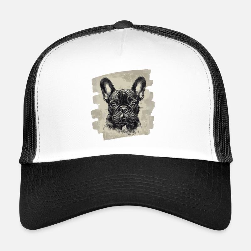 Bouledogue français Frenchie Casquette trucker 