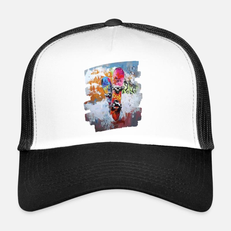 Snowboarder poudreuse Casquette trucker 