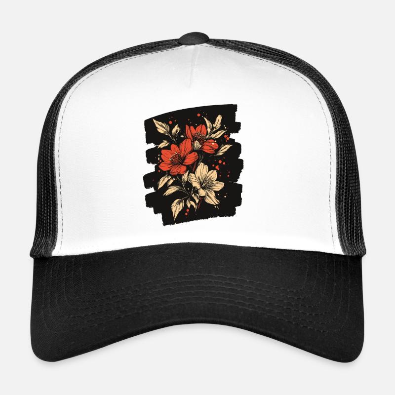 Printemps Printemps Début Fleur Fleurs Casquette trucker 
