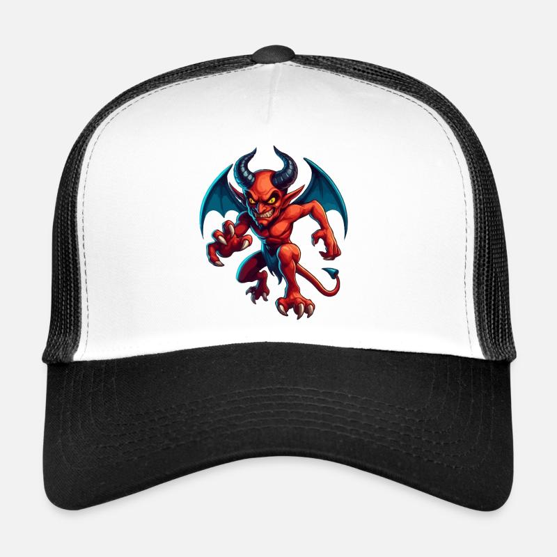 Satan Runs Trucker Cap
