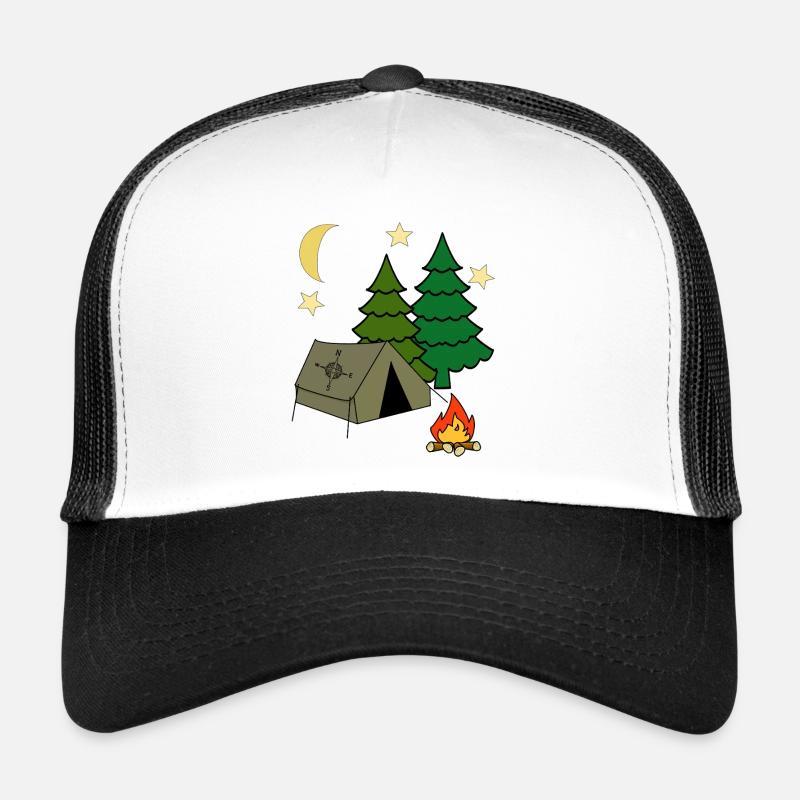 Tente Camping Camping Camping Compass Adventure Casquette trucker 