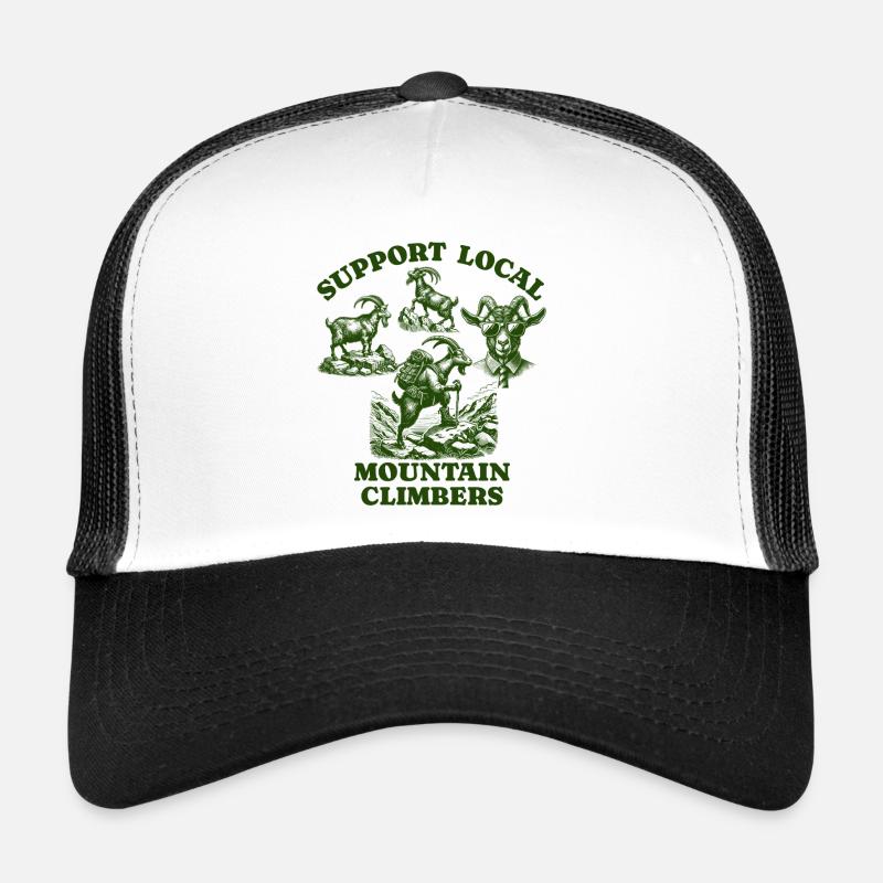 goat Love Support Local mountain climbers Trucker Cap