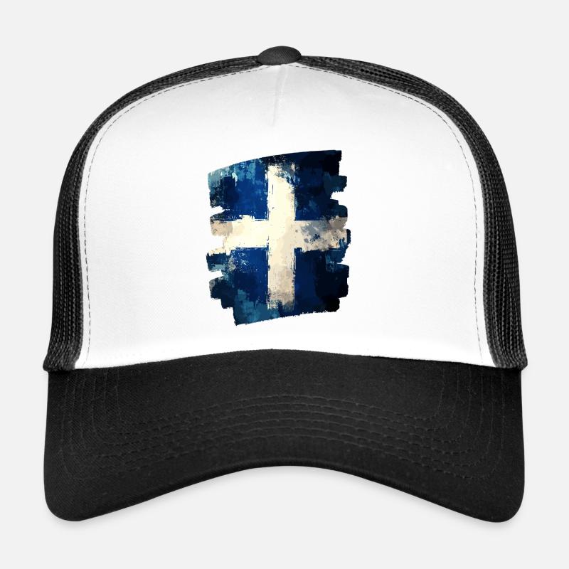 Finnish flag Finland Trucker Cap