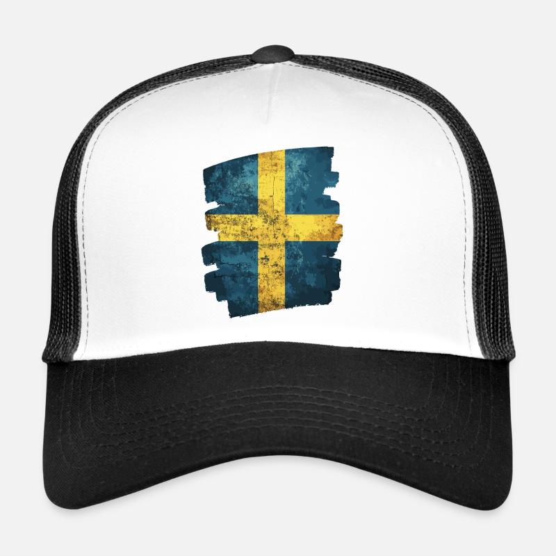 Drapeau suédois Suède Casquette trucker 