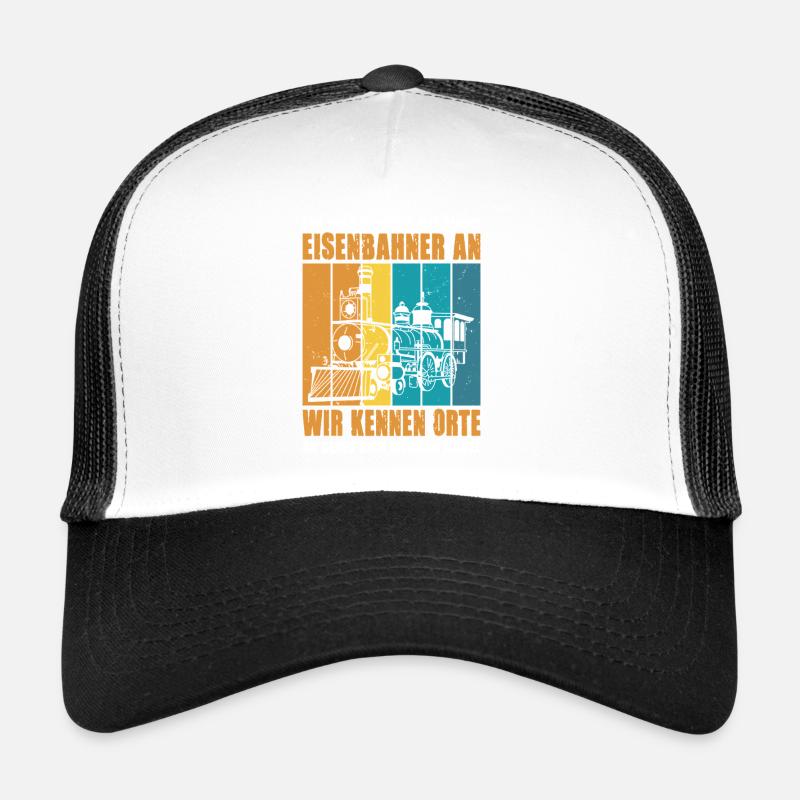 Eisenbahner Lokführer Schaffner Spruch Motiv Trucker Cap