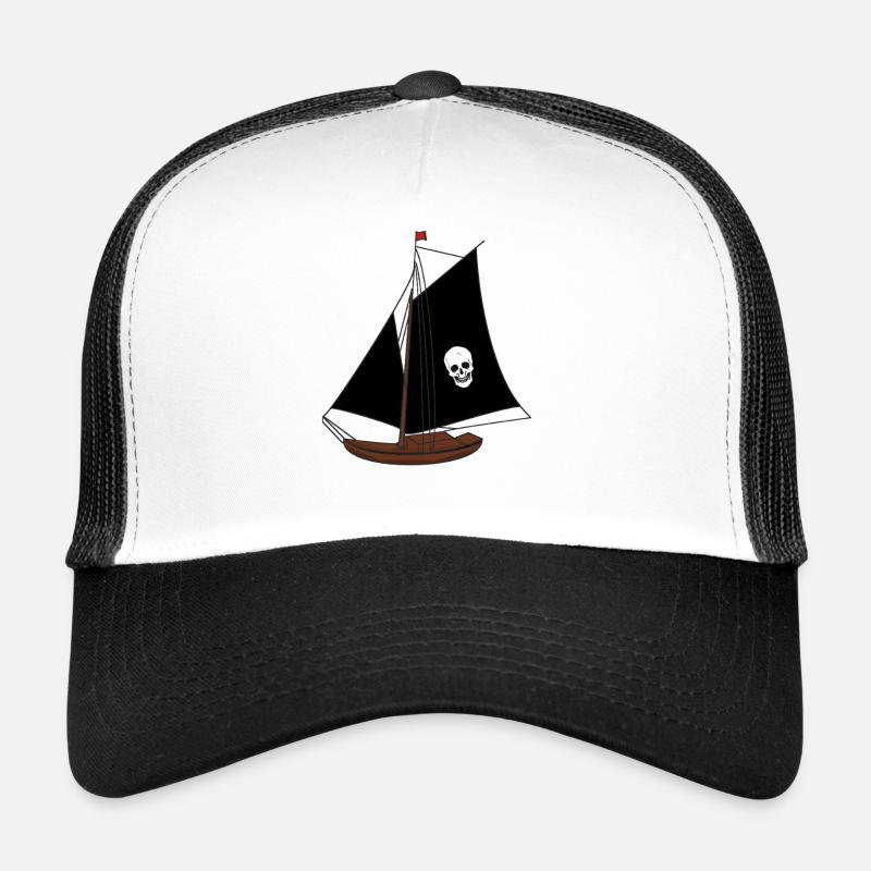 Sailing Ship Ships Sailing Ship Pirates Kids Trucker Cap