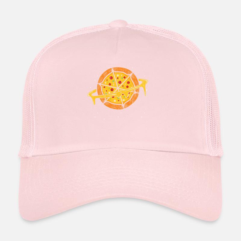 Funny space planet lovers, pizza chef Trucker Cap