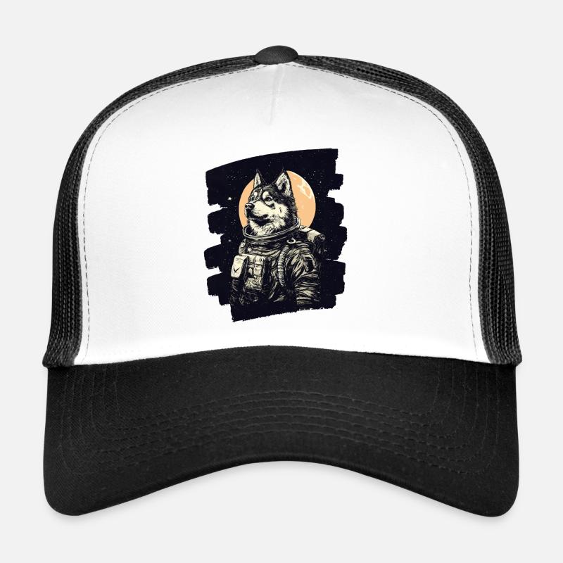 Husky Astronaut Trucker Cap