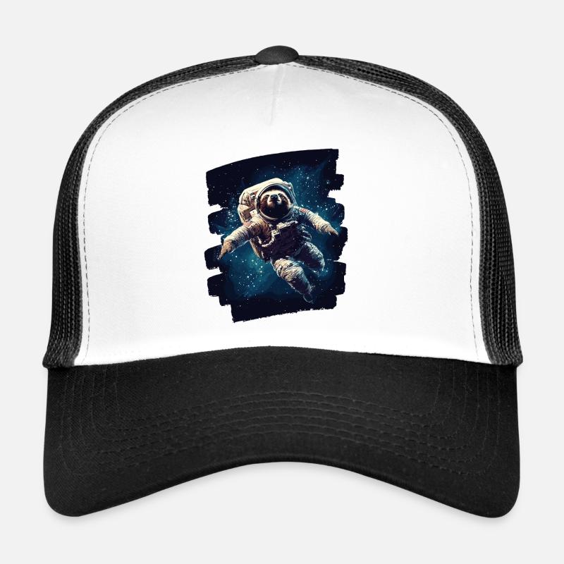 Sloth Astronaut Trucker Cap