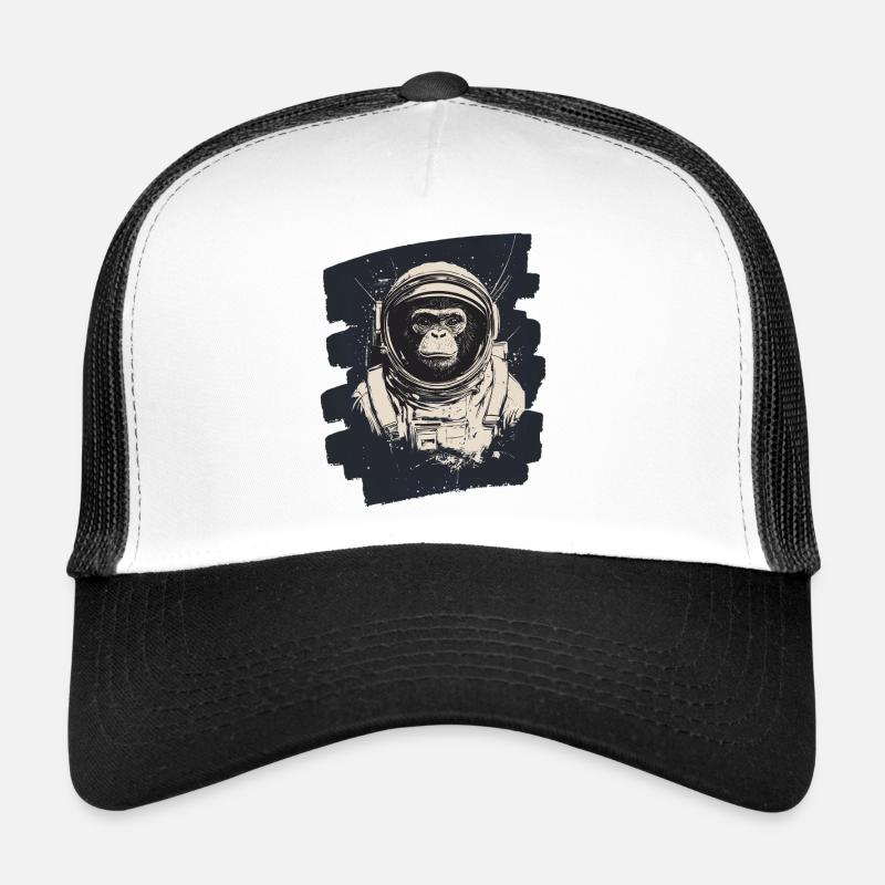 Singe astronaute Casquette trucker 