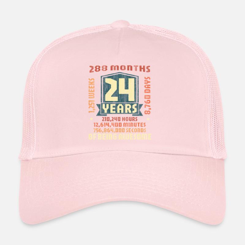 24 Jahre alt! Geburtstagsgeschenk 24. Geburtstag Trucker Cap