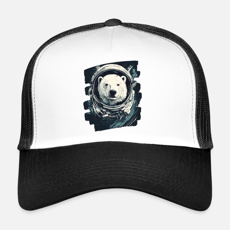 Ours polaire astronaute Casquette trucker 