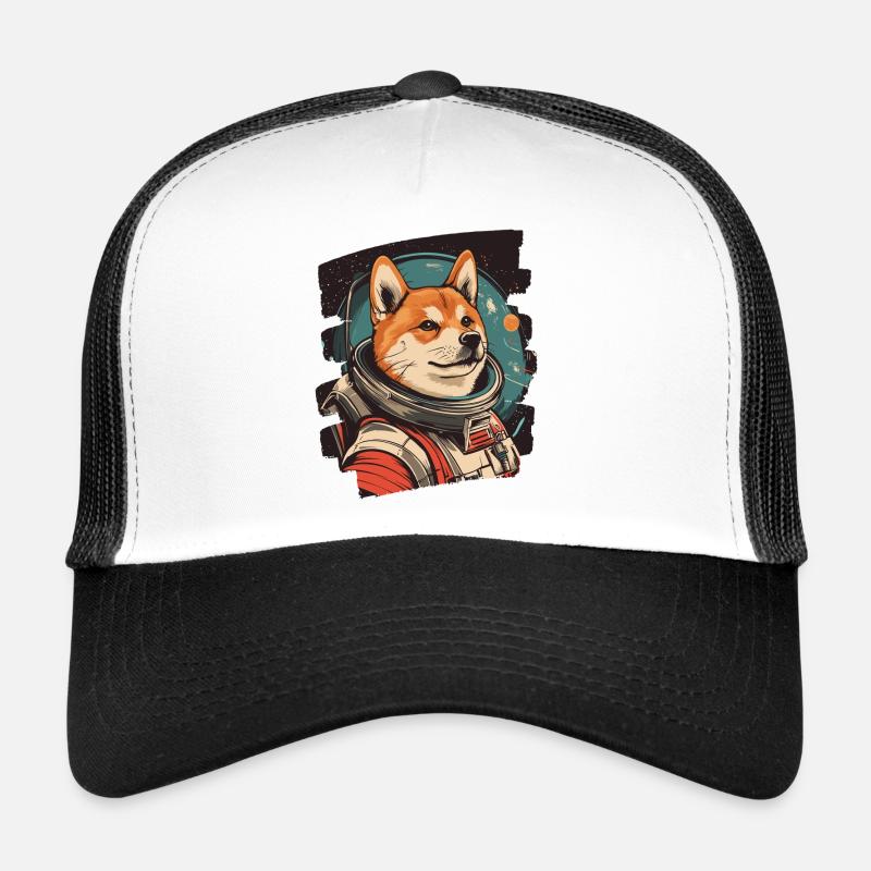 Shiba Inu Astronaute Casquette trucker 