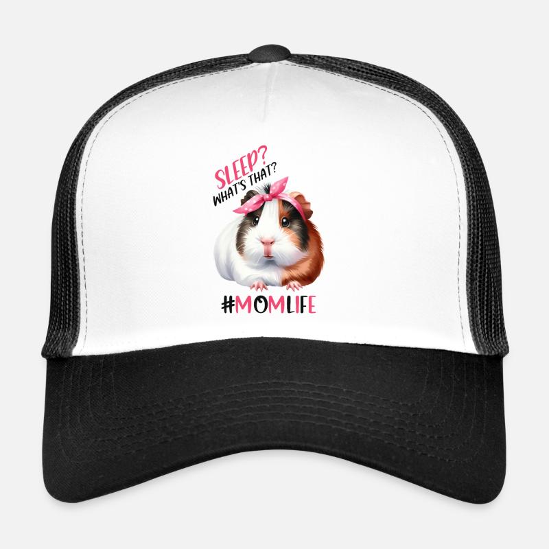 Dormir? Qu’est-ce que c est? Cochon d’Inde Fête des Mères Casquette trucker 