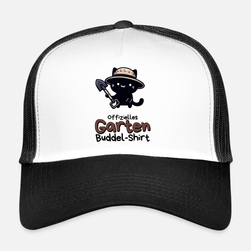 Offizielles Garten Buddel-Shirt mit Katze Trucker Cap