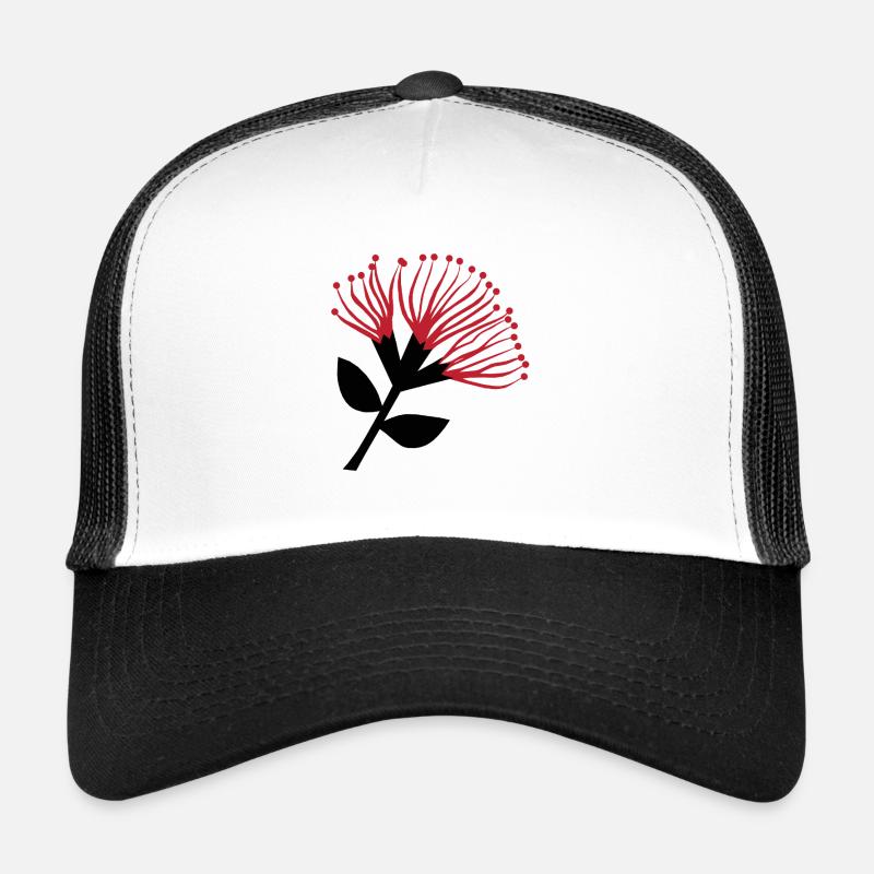 Fleur de Pohutukawa , Nouvelle-Zélande Casquette trucker 