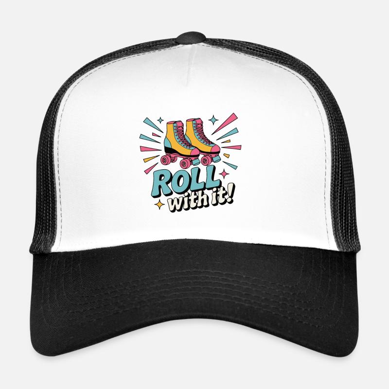 PATINS À ROULETTES, ROULEZ AVEC Casquette trucker 