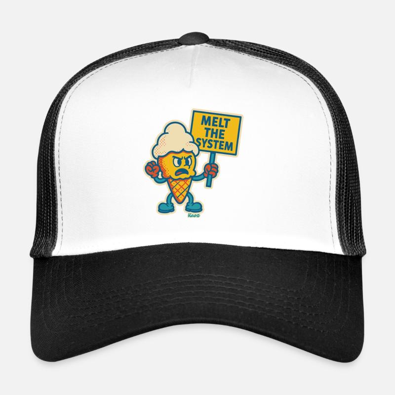 Rebellisches Eis mit „Das System schmelzen“ Trucker Cap