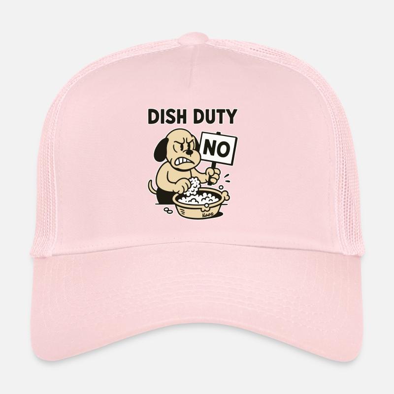 Cuisine Service de vaisselle et de vaisselle Le chien dit non Casquette trucker 