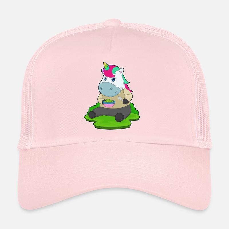 Einhorn Essen Löffel Trucker Cap