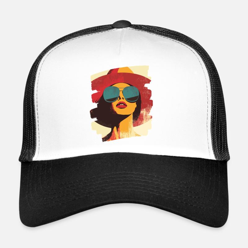 Sommer Sonne Retro Trucker Cap