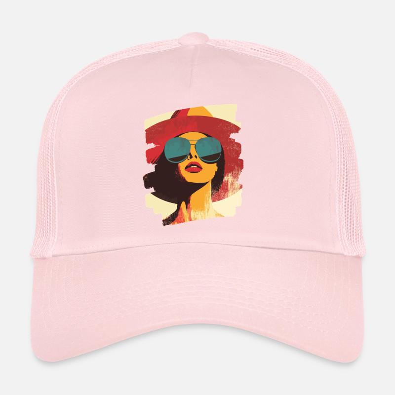 Summer Sun Retro Trucker Cap