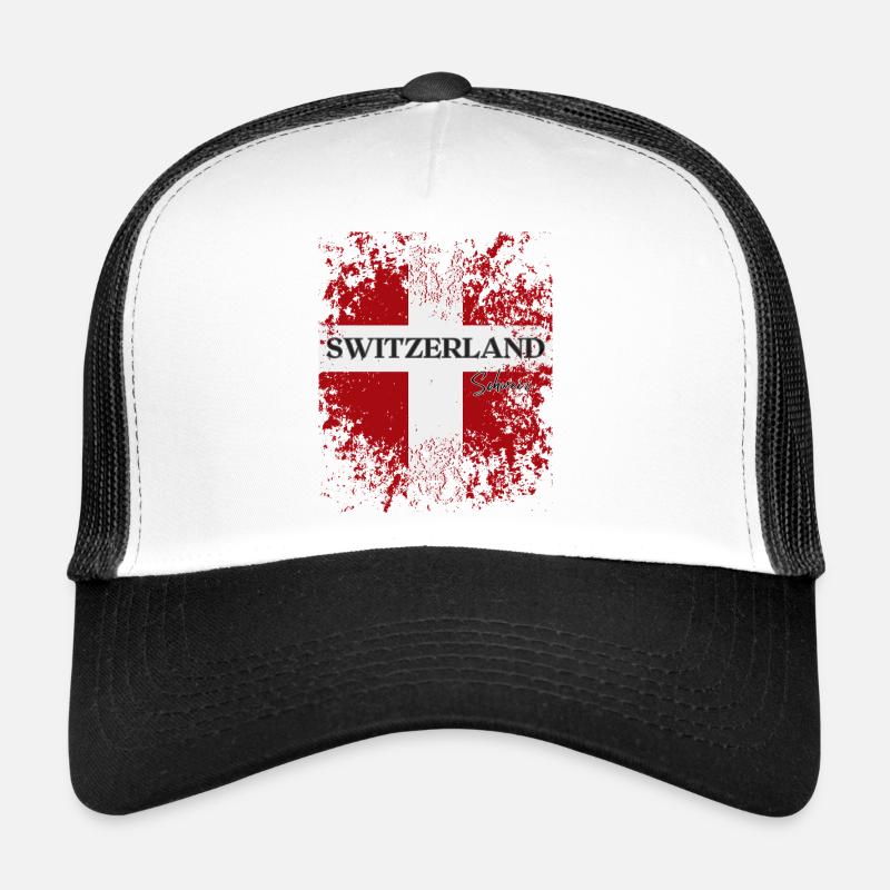 Schweizer Stolz, Flagge der Schweiz Trucker Cap
