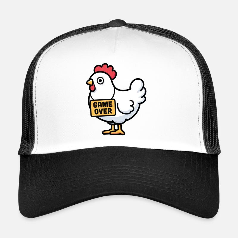 Chicken Game Over Trucker Cap