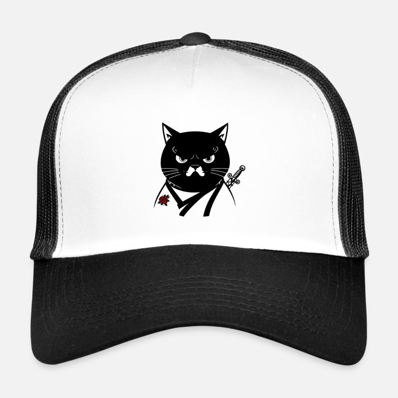 The samurai cat, the bushido cat Trucker Cap