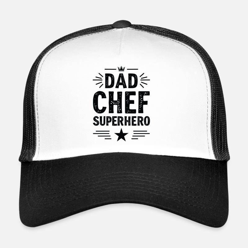 Papa chef super-héros – Papa Koch Superheld Casquette trucker 
