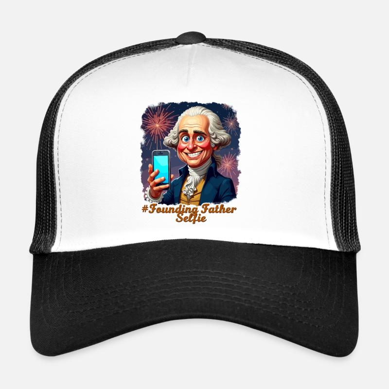 Founding Father Selfie Trucker Cap