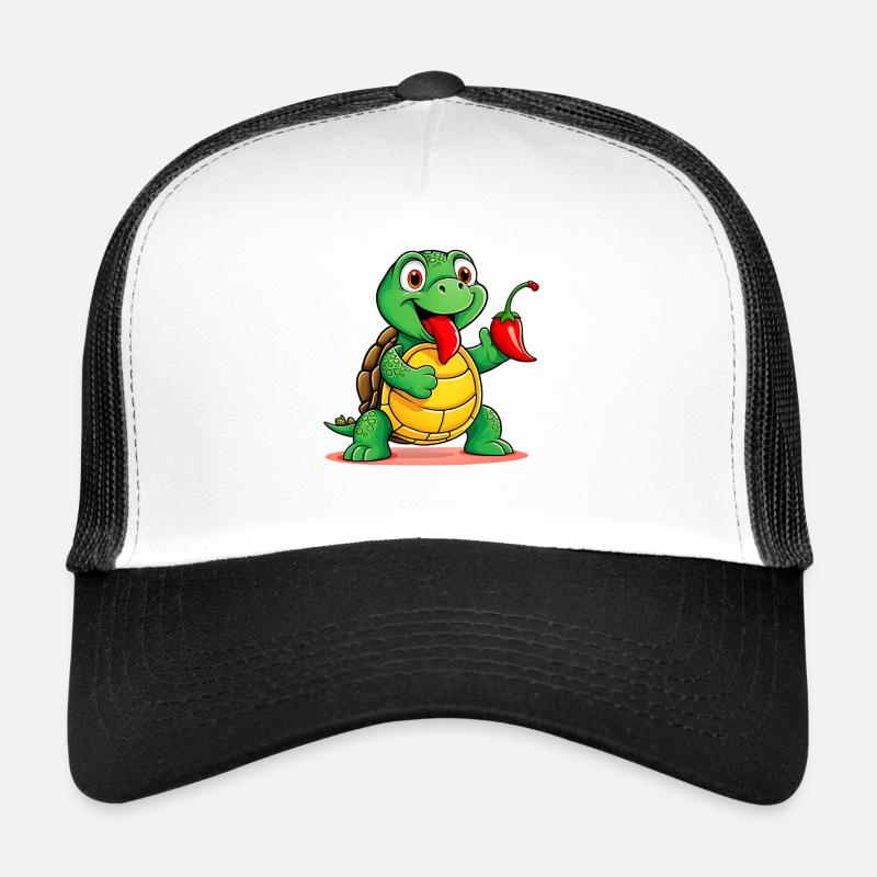 Tortue mangeuse de piment fort Casquette trucker 