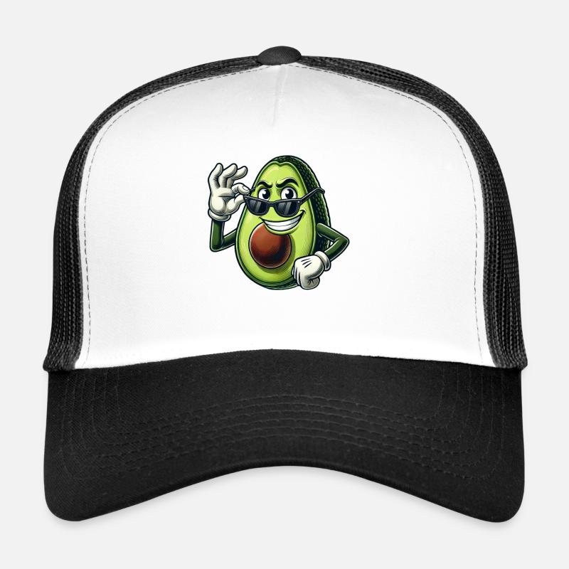 Cool avocat lunettes de soleil été drôle vanité Casquette trucker 