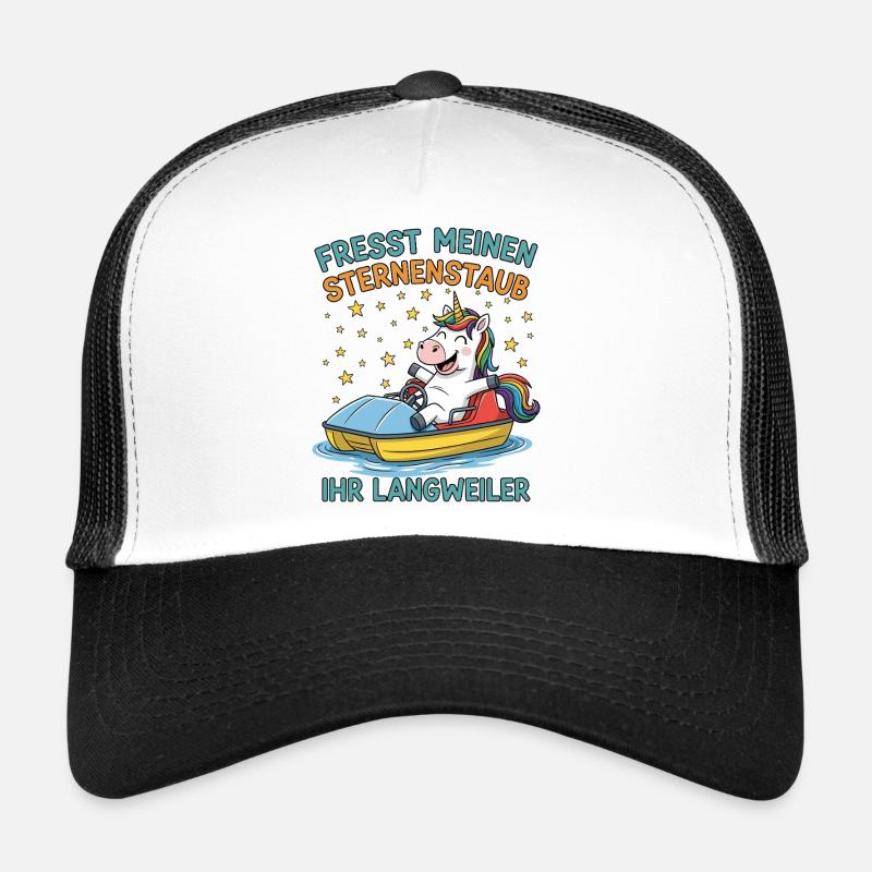 Einhorn Tretbootfahrt Trucker Cap