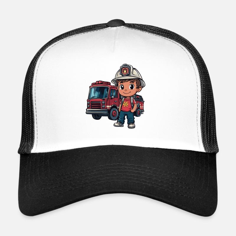 Pompiers pour enfants Casquette trucker 
