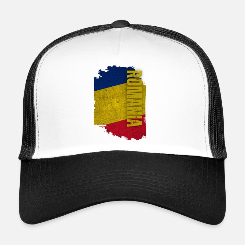 Romania Flag Vertical, Master Romania Trucker Cap