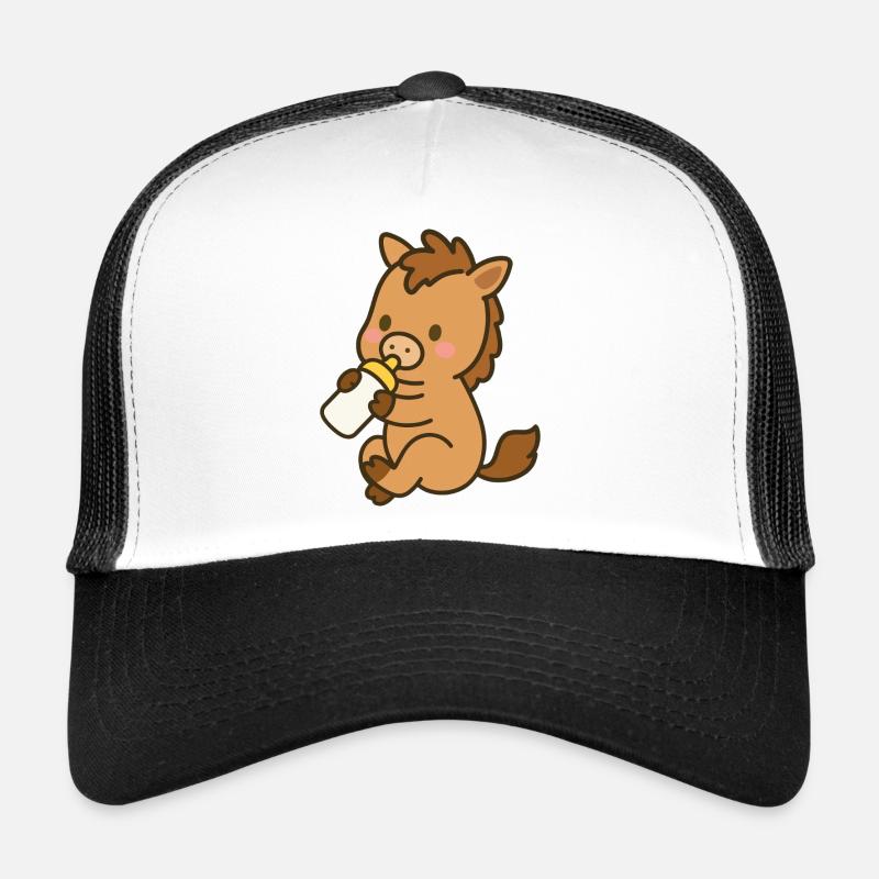 Pfohlen mit Milchflasche Trucker Cap