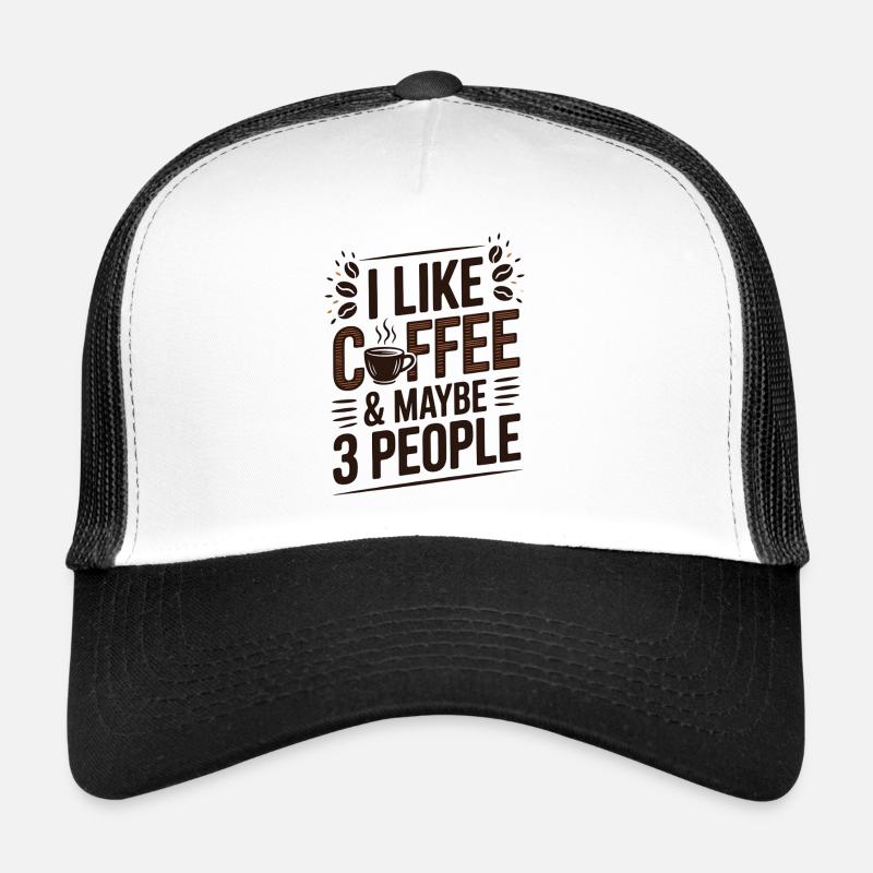 Sarkastischer Kaffee Spruch Coffee Humor Trucker Cap