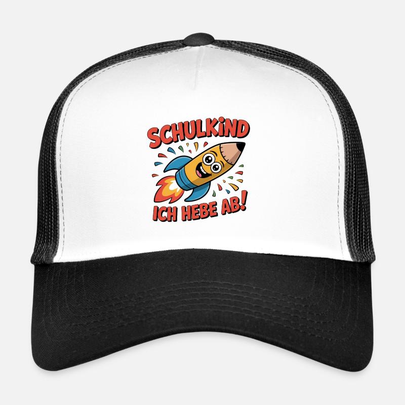 Einschulung Schulkind Raketenstift – Ich hebe ab! Trucker Cap