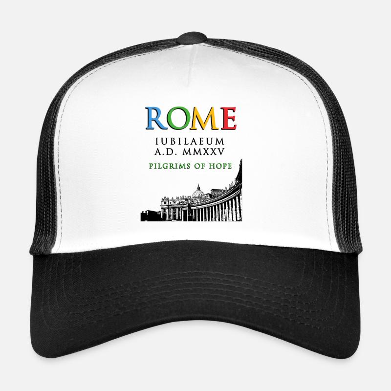 Jubilé de Rome 2025Pèlerins de l’Espérance Classique anglais Casquette trucker 