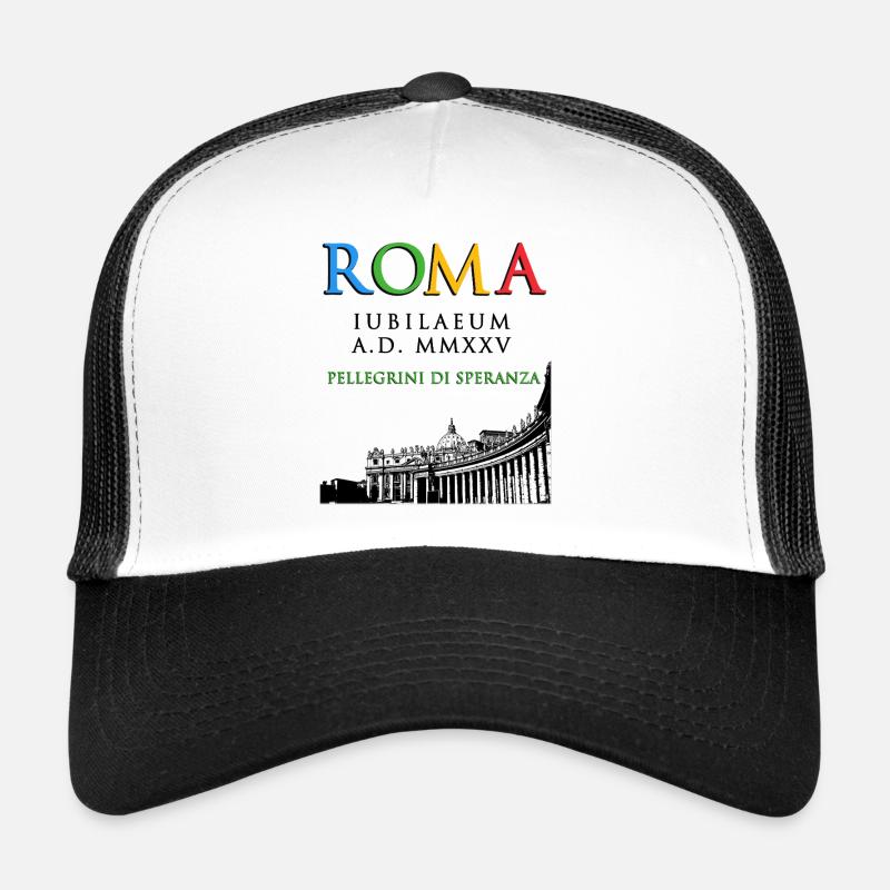Rome 2025 Jubilé Pèlerins de l’Espérance, classique Casquette trucker 